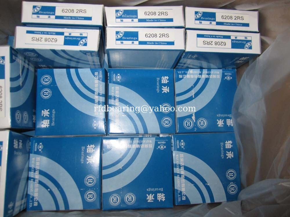 high quality China manufacture deep groove ball bearing 6208 2RS bearing